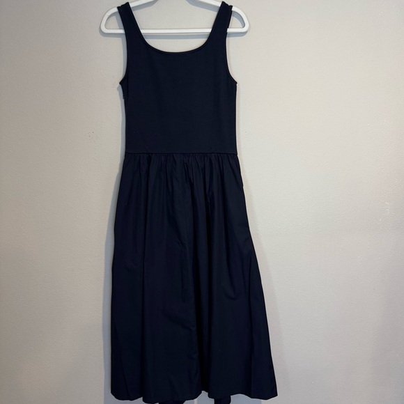 Quince Cotton Mixed Media Tank Dress - Picture 6 of 8